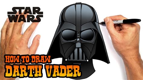 HOW TO DRAW STAR WARS DARTH VADER | APRENDA DESENHAR HOJE