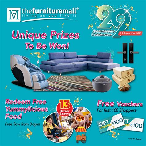 The Furniture Mall 29th Anniversary (2 & 3 Sep 2023) | The Furniture Mall