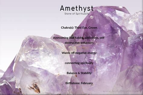 Healing properties of Amethyst Amethyst Healing Properties, Healing Stones, Crystal Healing ...