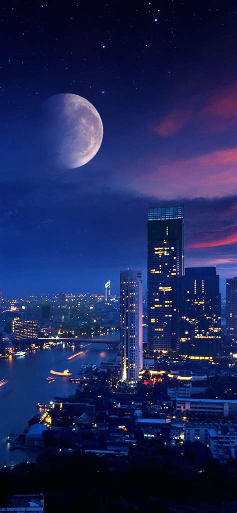 Moonlight City Wallpapers - Top Free Moonlight City Backgrounds - WallpaperAccess