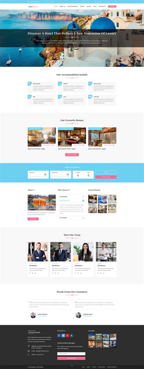 Top 5 hotel website design ideas - Freelance Web Developer