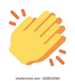 Clapping Hands Vector Flat Icon Isolated Stock Vector (Royalty Free ...