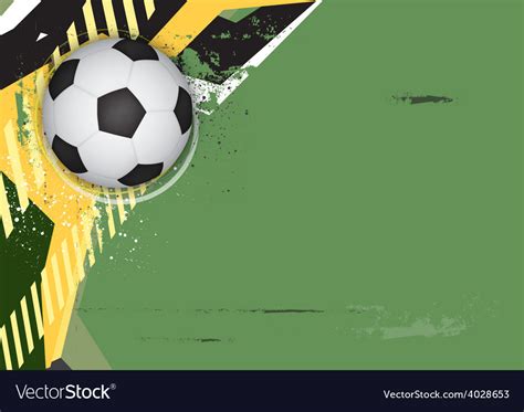 Soccer grunge background design Royalty Free Vector Image