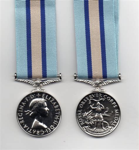 ROYAL OBSERVER CORPS LONG SERVICE MEDAL - Service Commemoratives ...