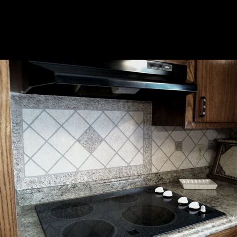 Faux Tile Backsplash - Faux Subway Tile Backsplash Doyouknow - Get in The Trailer : I have kind ...