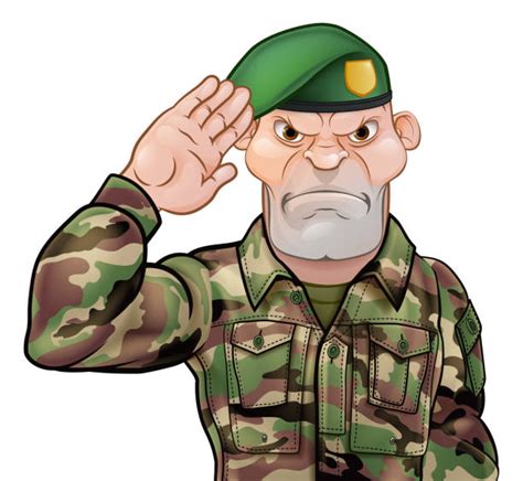 Cartoon Of A Army Rangers Stock Photos, Pictures & Royalty-Free Images - iStock