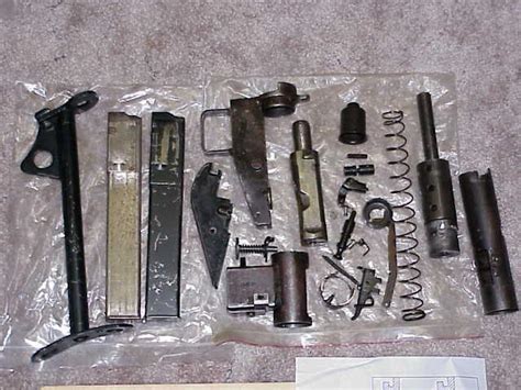 British MK II SMG - Complete MKII Sten Gun parts kit & Template - Picture 1