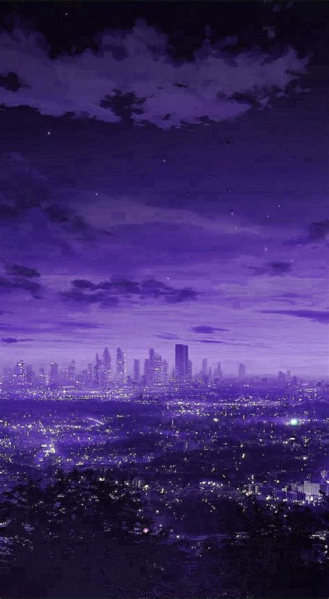 City, aesthetic, cloud, sky, purple HD phone wallpaper | Pxfuel