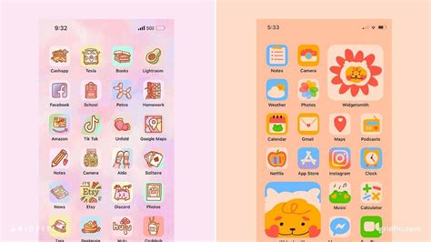 48+ Aesthetic iOS 18 App Icons & Icon Packs (iPhone & iPad) | Gridfiti