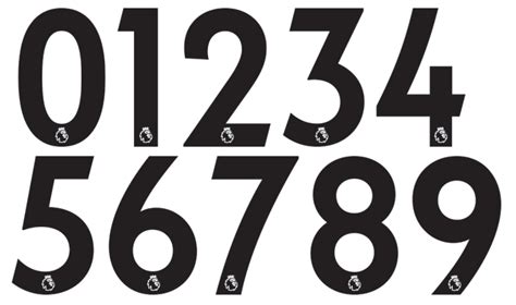 New Premier League Typeface and Numbers « The Modern Game | Number ...