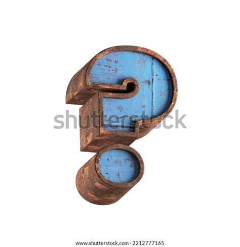 Question Mark Symbol 3d Aged Rusted Stock Illustration 2212777165 ...