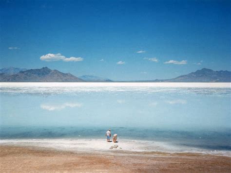 Water on the Salt Lake Desert: the Salt Lake Desert, Utah