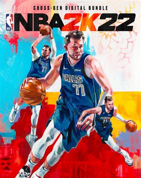 Doncic, Kareem, Dirk, KD grace NBA 2K22 cover