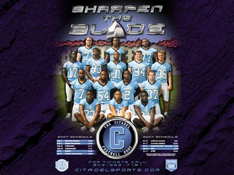 Desktop Wallpaper Now Available For The Citadel Football - Poster - 1024x768 Wallpaper - teahub.io