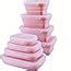 Amazon.com: Collapsible Silicone Food Containers Storage 4 Pack Lunch Bento Box with Lid for ...