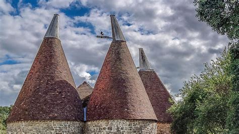 The kilns of the historic oast house - Kent Life - Maidstone, Kent, England - rossiwrites.com ...