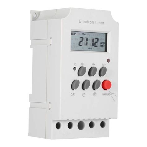 30A Digital Timer Switch Programmable Electronic Time Control(AC220V): Amazon.co.uk: Business ...