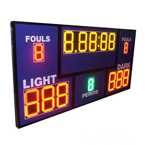 Multi Sport LED Digital Basketball Scoreboard With Shot Clock Timer ...