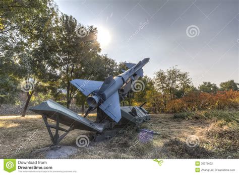 Anti-aircraft missile stock photo. Image of type, airforce - 36375602