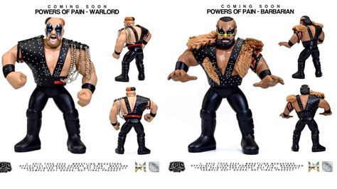 New wwe wrestling figures powers of pain retro style revealed by chella ...