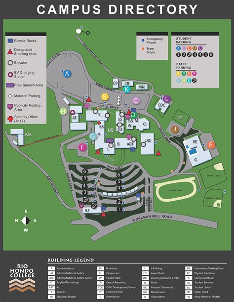 Whittier College Campus Map – Map Vector