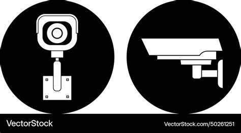 Security camera Royalty Free Vector Image - VectorStock