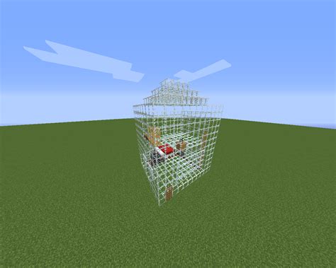 Glass house. : r/Minecraft