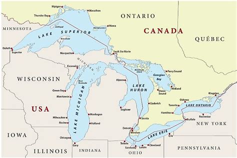 The 8 US States Located In The Great Lakes Region - WorldAtlas