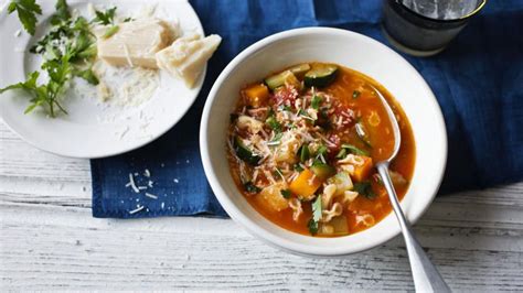 Healthy minestrone soup recipe - BBC Food