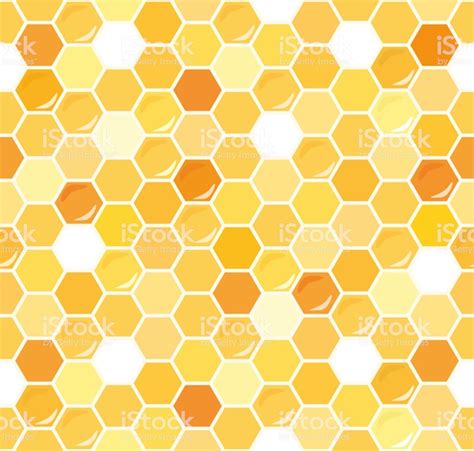 Honeycomb seamless pattern background. Vector illustration EPS10 ...