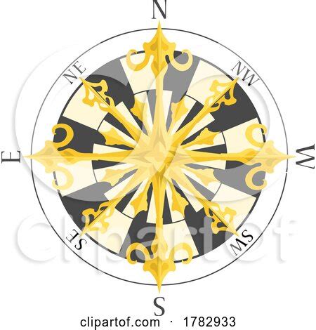 Compass Rose Symbol Icon by AtStockIllustration #1782933