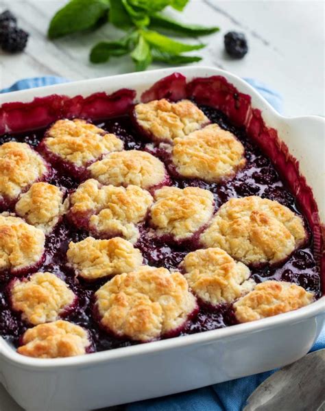 Perfect Blackberry Cobbler (family favorite!) - The Chunky Chef