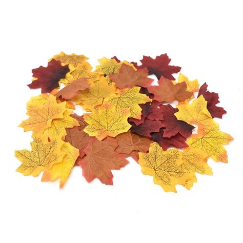 Fall Artificial Harvest Leaves, Assorted Color, 3-Inch, 40-Piece ...