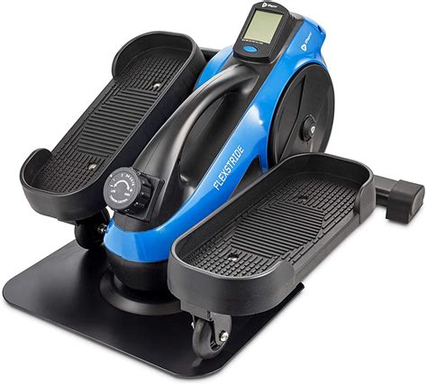 LifePro Flexstride Under Desk Elliptical Machine Foot Pedal Exerciser Workout Equipment, Blue ...