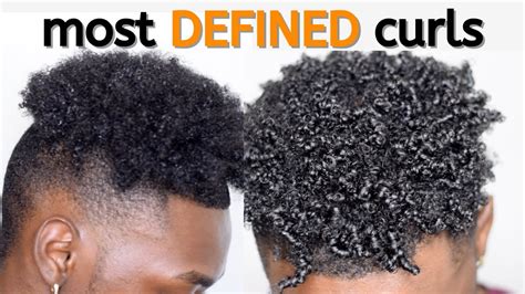 HOW TO: Curly Hair Tutorial for Black Men! | SUPER DEFINED - YouTube