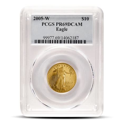 1/4 oz Gold Proof American Eagle Coins PCGS PR69 DCAM - Silver.com