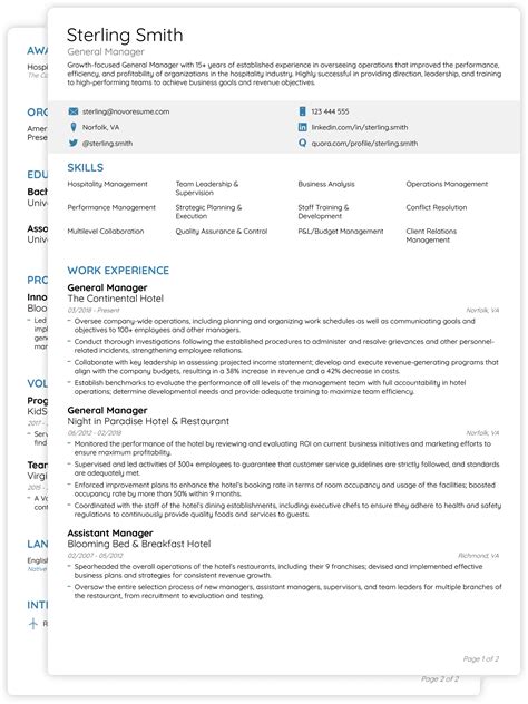 Example Of Curriculum Vitae Pdf Download - Template For U