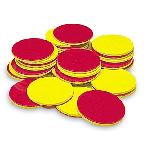 Learning Resources Two-Color Counters, Red/Yellow, Educational Counting ...