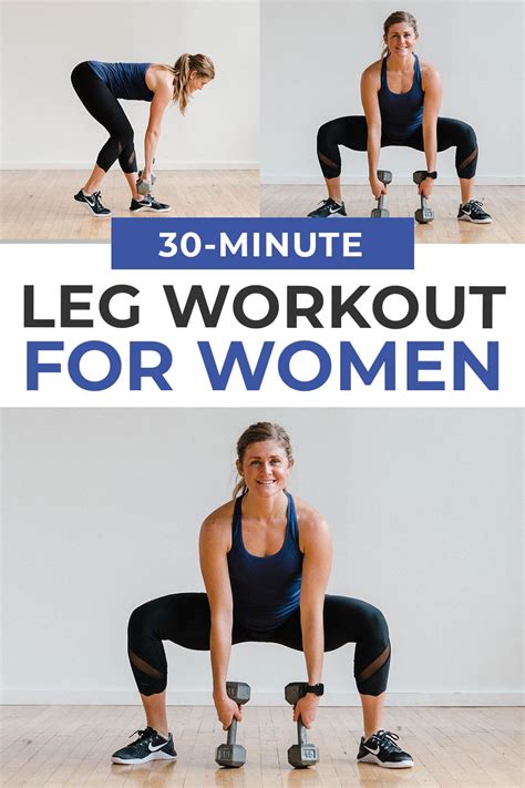 30-Minute Leg Workout At Home (Video) | Nourish Move Love