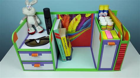 DIY study table (large size) desk organizer/ drawer organizer out of ...