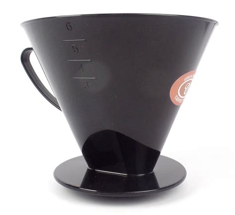 Size 6 / 1x6 Reusable Plastic Coffee Filter Paper Cone Dripper Maker Brewer 747150454207 | eBay