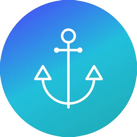 Anchor Vector Icon 380134 Vector Art at Vecteezy