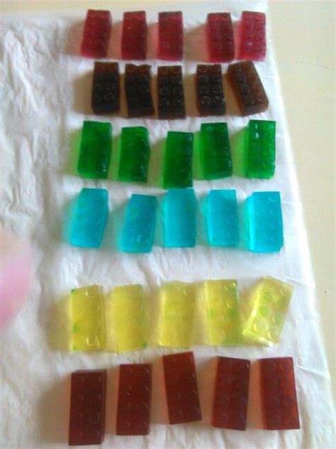 Homemade lego gummies | Diy candy, Food hacks, Gummies