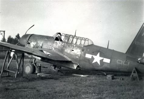 A-31 Vultee Vengeance 41-31313, 27 May 1945. In the cockpit is Reginald Redford, part of an R.A ...