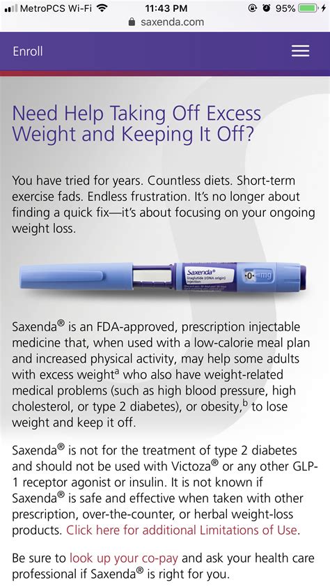 Saxenda Dosing Chart