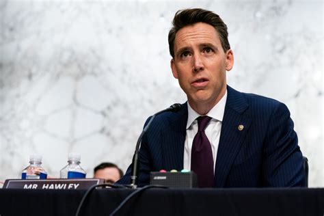 Josh Hawley: 'Outrageous' to Say I'm Complicit in Riots