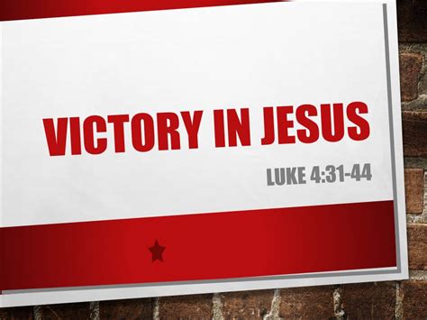 Victory In Jesus - Gretna Baptist Church