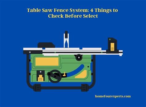 Best Table Saw Fence System: 4 Things to Check Before Select