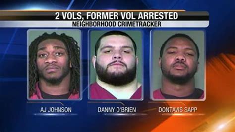 Three University of Tennessee football players were arrested Sunday at ...