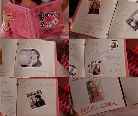 Burn book | Mean girls burn book, Yearbook themes, Books